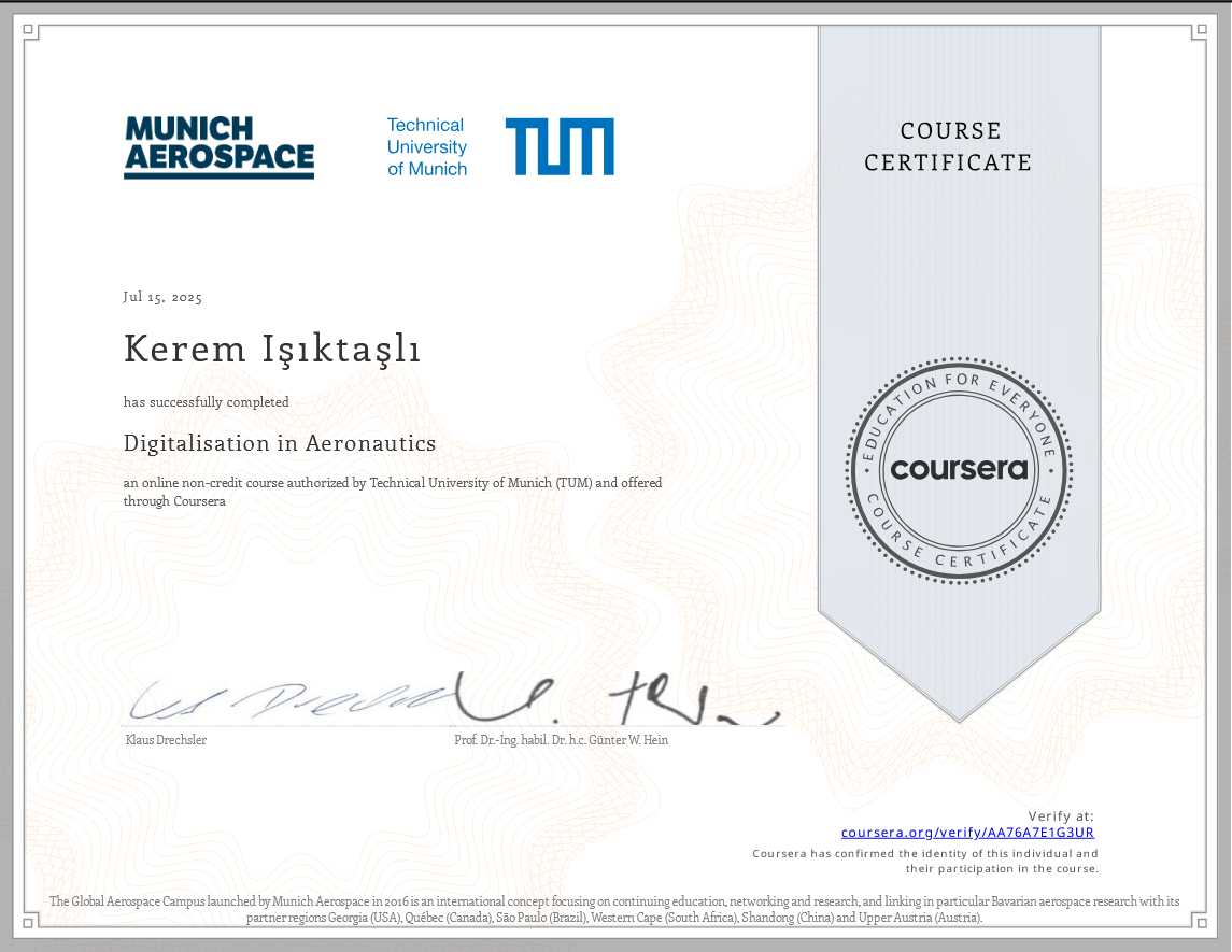 Engineering Certificate